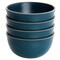 Gibson Home Rockabye 4 Piece Melamine Cereal Bowl Set in Dark Teal 136605.04 - alternate 4