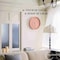 Clockswise 12in Rose Pink Hex Embossed Wall Clock Modern Decorative Round Hanging Design with Geometric Pattern QI004933 - alternate 2