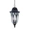 Homeroots XL Antique Bronze Geometric Glass Hanging Light 397991 - alternate 1