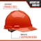 Malta Dynamics Hard Hat, Polyethylene, Ratchet, Orange HHO1004-Case - alternate 2