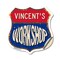 Signmission Vincent's Workshop, 18 Inch X 18 Inch, Vinyl Decal SHI-D-18-489-VINCENT - alternate 1