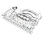 Motorcraft Long Block Installation Gasket Set,  GSKI11 - alternate 3