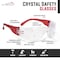 Bison Life Safety Glasses, Anti-Scratch, Clear Lens Yellow Temple Lens, Frameless BLSH-ESCR-CLLCT-SG4Y - alternate 6