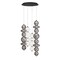 Euf Atomo, Chandelier, 4-Light, 50", Matte Black, Mixed Glass 48960-038 - alternate 1