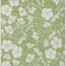 Homeroots 8' X 10' Artichoke Green And Ivory Floral Washable Indoor Outdoor Area Rug 599853 - alternate 4