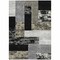 Homeroots 5' X 8' Black Taupe And Ivory Geometric Washable Indoor Outdoor Area Rug 612389 - alternate 4
