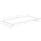 Azar Displays Clear Acrylic 1/2" Thick Riser w/ Bumpers, 15.75"L x 7.75"W x 2"H 515369-1PK - alternate 3