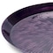 Homeroots 14" Purple Metal Etched Round Serving Tray 634489 - alternate 4