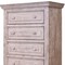 Homeroots 37" White Solid Wood Five Drawer Chest 524564 - alternate 3