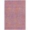 Homeroots 9' X 12' Purple And Copper Abstract Washable Indoor Outdoor Area Rug 599836 - alternate 3