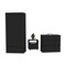 Homeroots Three Piece Black Bedroom Set 526360 - alternate 1