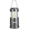 Powerzone Collapsible Camping Lantern, LED Lamp, White Light, ABS, Silvery Black Gun-Metal Finish LP-6378-COB - alternate 1