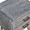 Homeroots 22" Gray Solid Wood Distressed Two Drawer Nightstand 651604 - alternate 5