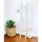 Homeroots 72" X 16" White Wood Hanging Dimensional Sculpture 380341 - alternate 4