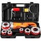 Vevor Electric Pipe Threader Pipe Threading Machine 2300W 6 Dies 1/2-2 in Portable ZIT-KY01-30-50 - alternate 1