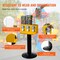 Vevor Gumball Machine Vending Coin Bank Vintage Candy Dispenser Stand Yellow ak19-08 - alternate 4