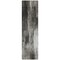 Homeroots 8' Runner Gray and Black Abstract Washable Non Skid Indoor Outdoor Runner Rug 563602 - alternate 4