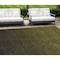 Homeroots 10' X 14' Olive Green And Charcoal Abstract Washable Indoor Outdoor Area Rug 588965 - alternate 1