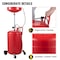Vevor Waste Oil Drain Tank Portable Oil Drain 20 Gallon Air Operate Drainer 917 - alternate 4