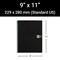 Miquel Rius Subject Lined Notebook, Black, PK 5 45171CS - alternate 2