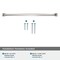 Amerock Revitalize 12-5/8 inch 320mm Center-to-Center Satin Nickel Cabinet Pull BP55355G10 - alternate 2