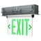 Satco Edgelit, Exit, Green, Clear, ADJ Chevrn 67-116 - alternate 1
