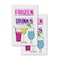 Signmission Frozen Drinks, Vinyl Decals Only 24 Inch x 36 Inch, Vinyl Decal, 2PK DSB-2436-2PACK-Frozen Drinks - alternate 1
