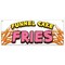 Signmission Funnel Cake Fries, 18 Inch x 48 Inch, Banner B-Funnel Cake Fries19 - alternate 1