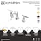 Kingston Brass Widespread Bathroom Faucet with Pop-Up Drain, Oil Rubbed Bronze KB8915CML - alternate 2