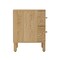 Manhattan Comfort Solara 30 in Solid Wood Nightstand in Natural Oak (2-Drawer) NS1788-1 - alternate 5