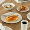 Dinewares 32 PC Rimmed Dinnerware Set for 8 Person, Mugs, Salad and Dinner Plates and Bowls Sets,  QI004500.2 - alternate 3