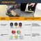 Powertec 4in Diamond Polishing Pads w/ 10pcs 50 - 6000 Grit Polishing Pad and 5/8in-11 Backer Pad for Drill 11110N - alternate 3