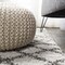 Jonathan Y Algaida Moroccan Diamond Shag Beige/Dark Gray 2 ft. x 8 ft. Runner Rug SHG104A-28 - alternate 4