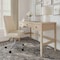 Martha Stewart 21.75 in H, 47.25 in W X Engineered Wood, Steel, Light Natural Frame/Antique Bronze Hardware NAN-PS-23512-LNT-BZ-MS - alternate 3