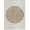 Homeroots 10' X 14' Ivory And Brown Striped Washable Indoor Outdoor Area Rug 597174 - alternate 4