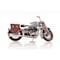 Homeroots 6" Grey Metal Hand Painted Decorative Motorcycle 401112 - alternate 4