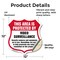 Signmission Video Surveillance Shield Sign This Area, 12 Inch X 12 Inch, Vinyl Decal SHI-D-12-473 - alternate 2