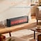 Edendirect 1500W Electric Fireplace Heater with Adjustable Thermostat, Timer & Remote Control ZR-DL16F - alternate 3