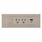 Legrand FurniturePowerOutlet, Nickel, 2Outlet, 10ft RDSZCNI10 - alternate 2