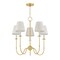Hudson Valley Lighting Amina 26.5 in. Chandelier Aged Brass 6927-AGB - alternate 1