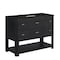 James Martin Vanities Lucian 48" Single Vanity, Carbon Oak, w/ 3 CM Phantome Eclos Widespread Top D704-V48-CBO-WPHT - alternate 3