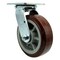 Service Caster 6 Inch Stainless Steel Polyurethane Wheel Swivel Caster with Ball Bearing SCC SCC-SS30S620-PPUB - alternate 1
