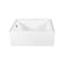 Kingston Brass 60-Inch Acrylic Rectangular 3-Wall Alcove Tub Combo with Waste and Overflow Drain, Left Hand Drain CVTAP603222L3 - alternate 1