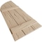 Ekena Millwork Pecky Cypress Joined Board-n-Batten w/Quarter Round Arch Top Faux Wood Shutters, 16.5"W x 64"H SHUBJQ16X64PCPR - alternate 6