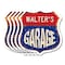 Signmission Walter's Garage, 12 inch X 12 inch, Aluminum Metal Sign, 5PK SHI-A-5Pack-12-383-WALTER - alternate 1