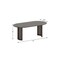Homeroots 67" Walnut Solid Wood Oval Dining Table 721147 - alternate 2