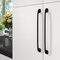 Richelieu 12 5/8-inch (320 mm) Center to Center Matte Black Contemporary Cabinet Pull BP7350320900 - alternate 2