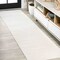 Jonathan Y Haze Solid Low-Pile Cream 2 ft. x 10 ft. Runner Rug SEU100T-210 - alternate 1