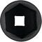 Performance Tool 7 pc. 1/2 in. Axle Nut Socket Set, Deep Sockets, SAE/Metric, Storage Case W89323 - alternate 5