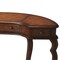 Homeroots 48" Brown Solid Manufactured Wood Kidney Writing Desk 383201 - alternate 3